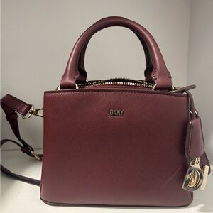 DKNY Deep Burgundy Satchel